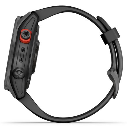 Zegarek Garmin Fenix 7S Solar grafitowy z czarnym paskiem 010-02539-13