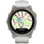 Zegarek Garmin Epix Sapphire tytanowy z białym paskiem 010-02582-21
