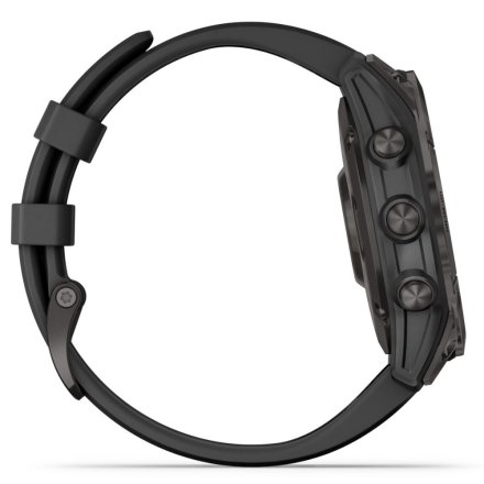 Zegarek Garmin Epix 2 Sapphire czarny z czarnym paskiem 010-02582-11