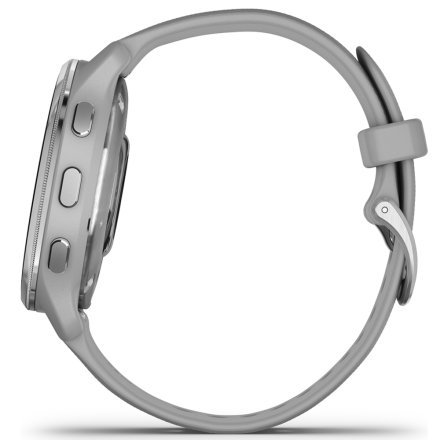 Zegarek Garmin Venu 2 Plus srebrny z szarym paskiem 010-02496-10