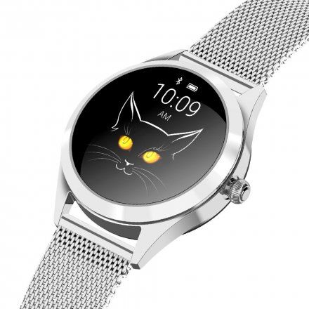 Srebrny smartwatch damski G.Rossi SW017-7F