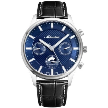 Zegarek Męski Adriatica na Pasku A8323.5215QF - Multifunction Swiss Made