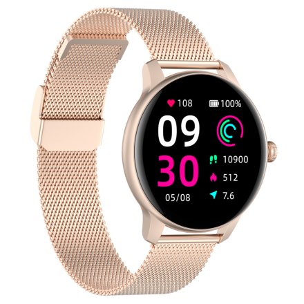 Różowozłoty smartwatch G.Rossi SW020-1
