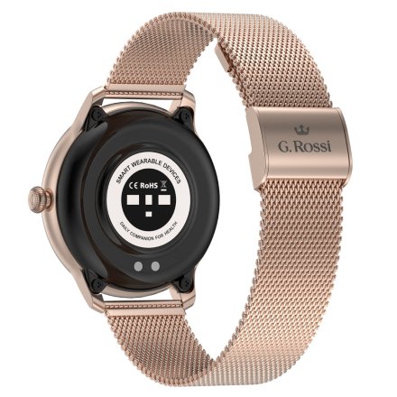 Różowozłoty smartwatch G.Rossi SW020-1