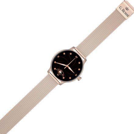 Różowozłoty smartwatch G.Rossi SW020-1