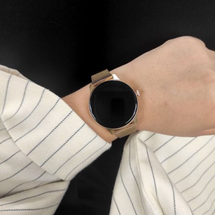 Różowozłoty smartwatch G.Rossi SW020-1