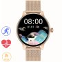 Różowozłoty smartwatch damski Ciśnienie Puls Tlen Cykl G.Rossi SW020-1
