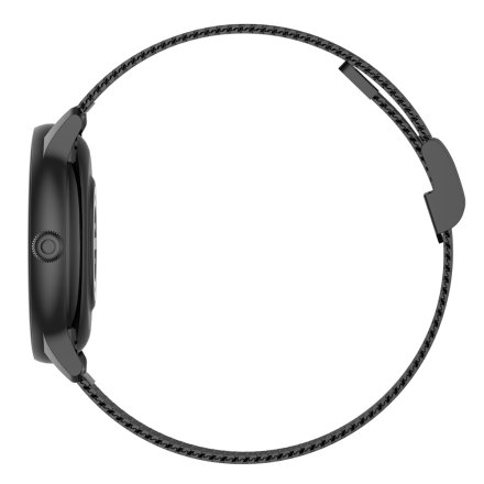 Czarny smartwatch damski Ciśnienie Puls Tlen Cykl G.Rossi SW020-2