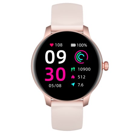 Różowy smartwatch G.Rossi SW020-3