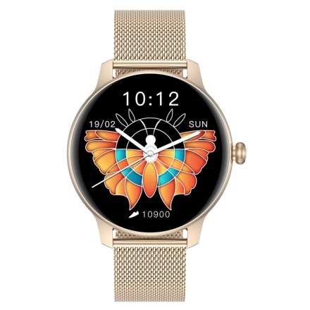 Złoty smartwatch G.Rossi SW020-4