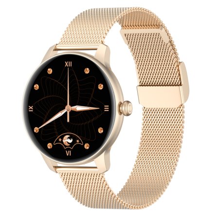 Złoty smartwatch G.Rossi SW020-4