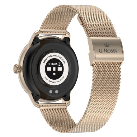 Złoty smartwatch G.Rossi SW020-4