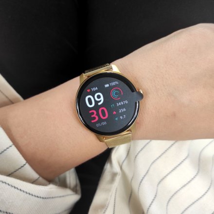 Złoty smartwatch G.Rossi SW020-4