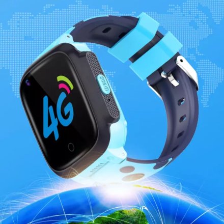 Smartwatch dziecięcy GPS Rozmowy Video Rubicon RNCE77 Niebieski