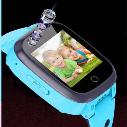 Smartwatch dziecięcy GPS Rozmowy Video Rubicon RNCE77 Niebieski SMAHMI101