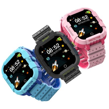 Smartwatch dziecięcy Rozmowy Video GPS Rubicon RNCE75 Niebieski SMASHE098 + TOREBKA GRATIS!