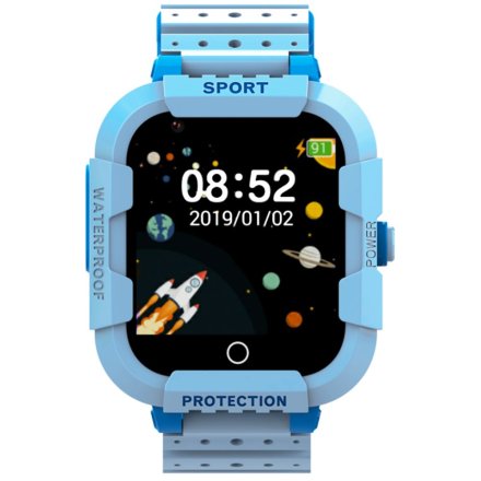 Smartwatch dla dziecka z funkcją rozmowy Rubicon RNCE75 Niebieski SMASHE098