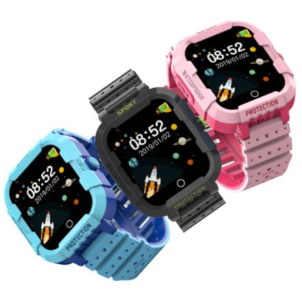 Smartwatch dla dziewczynki z funkcją rozmowy Rubicon RNCE75 Różowy SMASHE099
