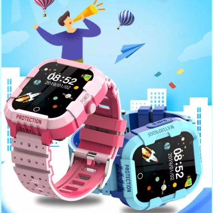 Smartwatch dla dziewczynki z funkcją rozmowy Rubicon RNCE75 Różowy SMASHE099