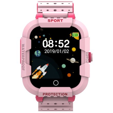 Smartwatch dla dziewczynki z funkcją rozmowy Rubicon RNCE75 Różowy SMASHE099