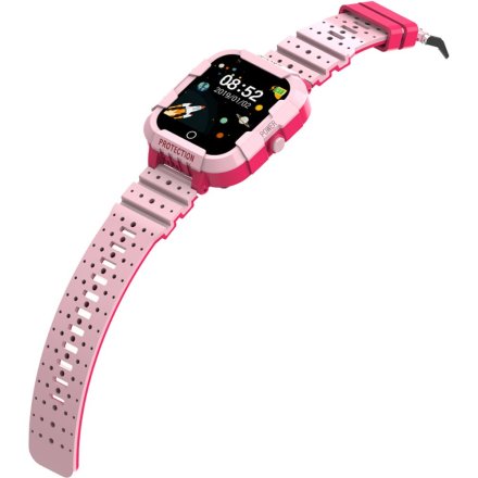 Smartwatch dla dziewczynki z funkcją rozmowy Rubicon RNCE75 Różowy SMASHE099