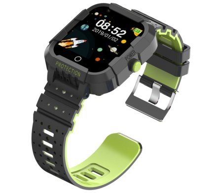 Smartwatch dziecięcy Rozmowy Video GPS Rubicon RNCE75 Czarny SMASHE097