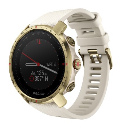 Polar Grit X PRO szampański S/L zegarek sportowy z GPS i wysokościomierzem