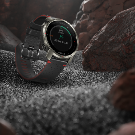 Polar Grit X PRO Titan czarny M/L zegarek sportowy z GPS i wysokościomierzem