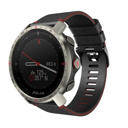 Polar Grit X PRO Titan czarny M/L zegarek sportowy z GPS i wysokościomierzem