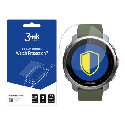 Polar Grit X PRO Szkło ochronne 3 szt - 3mk Watch Protection FlexibleGlass Lite