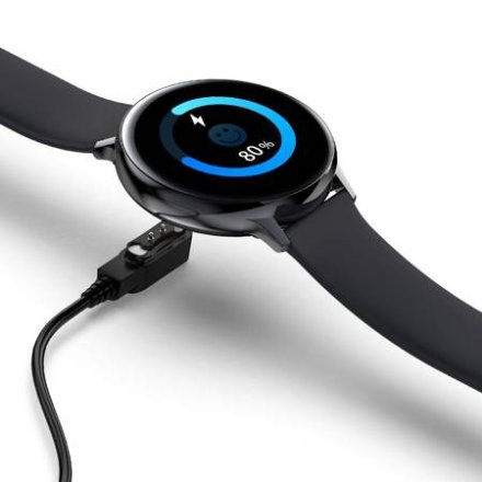 Smartwatch Pacific 24-15 Srebrny z bransoletką Ciśnienie Tlen Puls Kroki