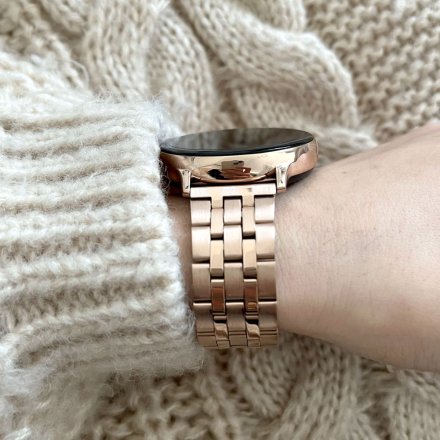 Smartwatch Pacific 24-14 Złoty z bransoletką  Ciśnienie Tlen Puls Kroki