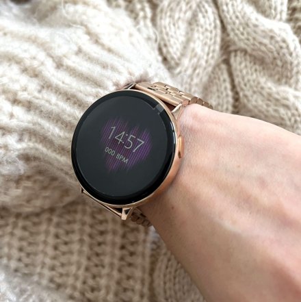 Smartwatch Pacific 24-14 Złoty z bransoletką  Ciśnienie Tlen Puls Kroki