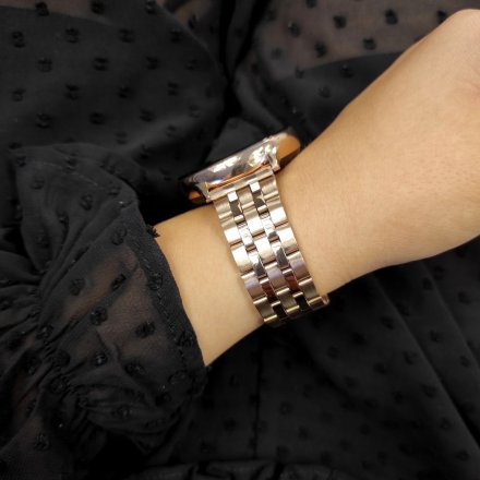 Smartwatch Pacific 24-14 Złoty z bransoletką  Ciśnienie Tlen Puls Kroki