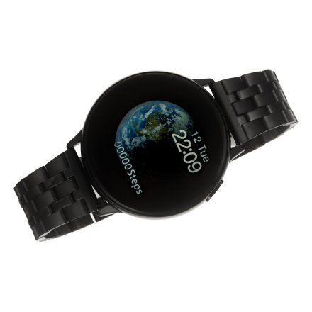 Smartwatch Pacific 24-16 Czarny z bransoletką Ciśnienie Tlen Puls Kroki