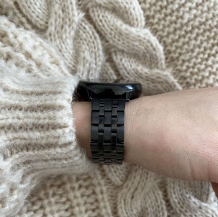 Smartwatch Pacific 24-16 Czarny z bransoletką Ciśnienie Tlen Puls Kroki