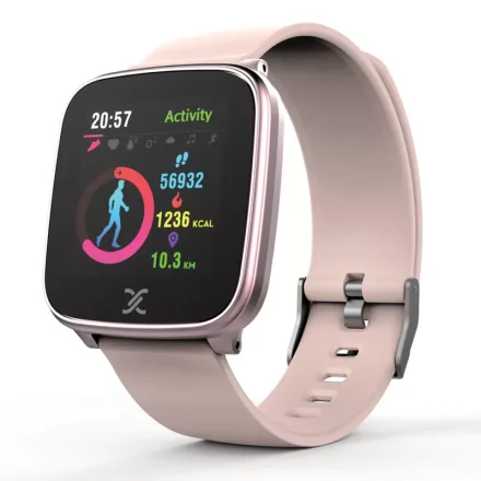 Różowy smartwatch Daniel Klein z budzikiem pulsometrem i pulsoksymetrem DW-019MINI-7