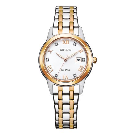 Citizen FE1246-85A Zegarek Damski na bransolecie Solar Classic