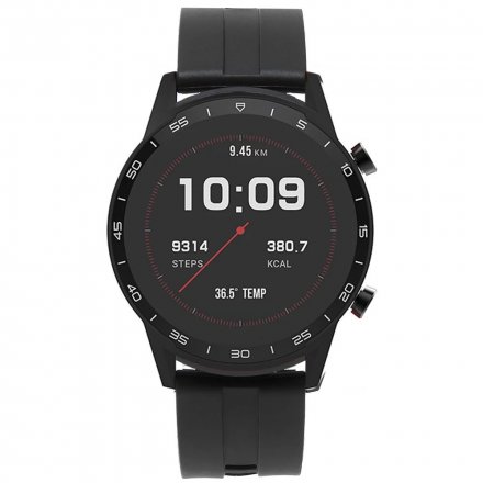 Smartwatch czerwony Vector VCTR-32-06RD z czarnym paskiem