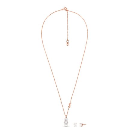 Biżuteria Michael Kors - Naszyjnik MKC1545AN791 + Kolczyki BOXED GIFTING