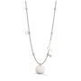 Srebrny naszyjnik Guess z zawieszkami GUESS PEONY ART UBN29101