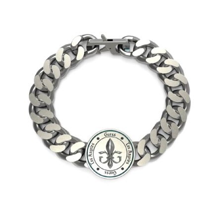Biżuteria Guess męska srebrna bransoletka UMB70006-L