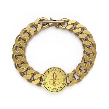 Biżuteria Guess męska złota bransoletka UMB70007-S