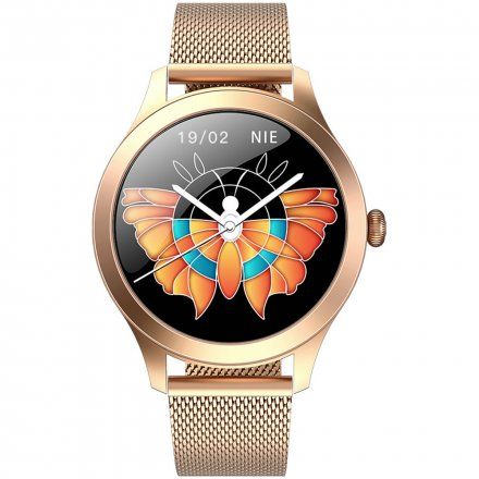Różowozłoty smartwatch G.Rossi SW014G-2