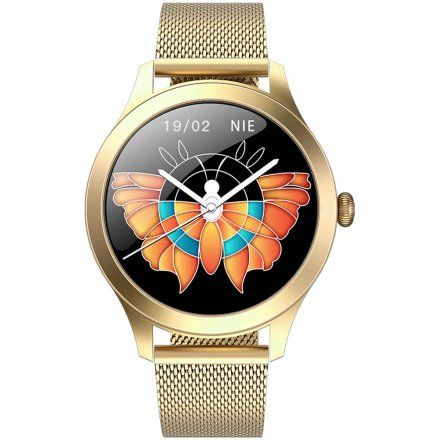 Złoty smartwatch G.Rossi SW014G-4
