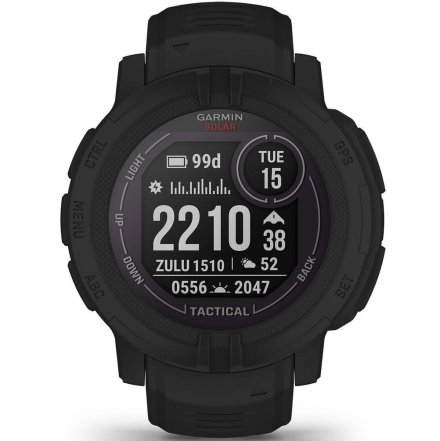 GARMIN Zegarek Instinct 2 Solar Tactical Edition czarny 010-02627-03