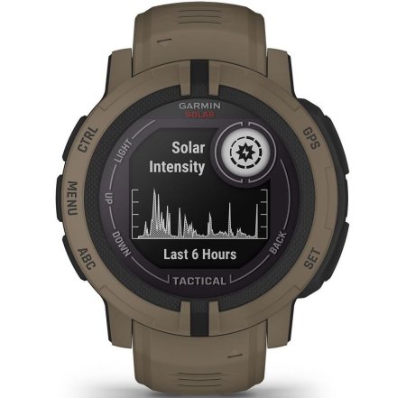 GARMIN Zegarek Instinct 2 Solar Tactical Edition jasnobrązowy 010-02627-04