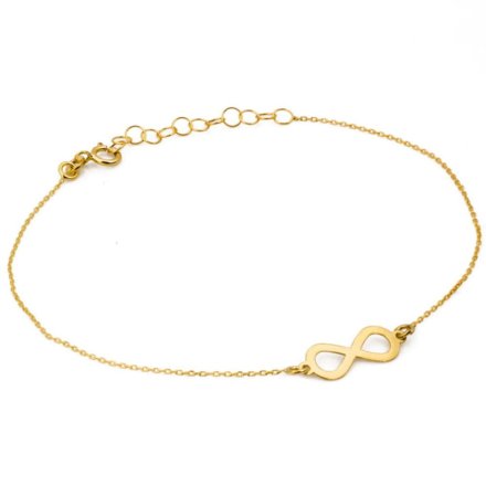 Biżuteria SAXO Złota bransoletka znaki nieskończoność 2-14-B00436-0.67
