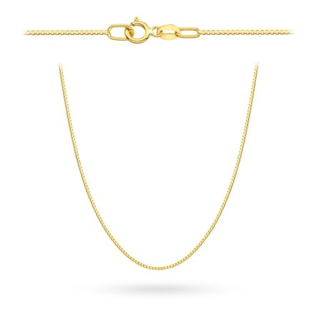 Złoty łańcuszek 45 cm splot kostka  • Złoto 585 0.93g