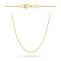 Biżuteria SAXO Złoty łańcuszek Slot Kostka 1-26-L00054-0.93